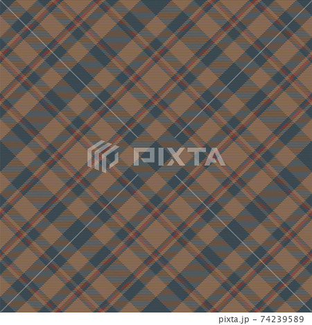 Plaid pattern seamless. Check fabric texture. Stripe square background. Vector textile design. 74239589