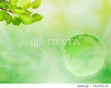 新緑 背景素材 のイラスト素材