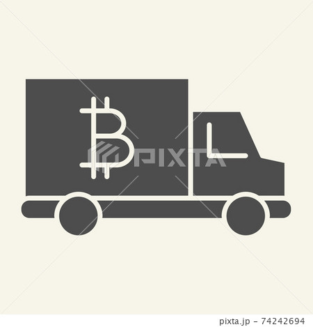 Bitcoin car solid icon. Crypto van vector illustration isolated on white. Bitcoin transport glyph style design, designed for web and app. Eps 10. Bitcoin car solid icon. Crypto van vector illustration isolated on white. Bitcoin transport glyph style design, designed for web and app. Eps 10. 74242694