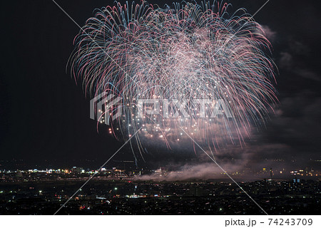 新潟県 長岡まつり大花火大会の写真素材