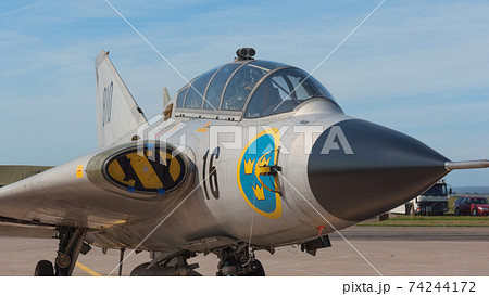スウェーデン空軍サーブドラケン複座 スウェーデン空軍サーブドラケン複座 74244172