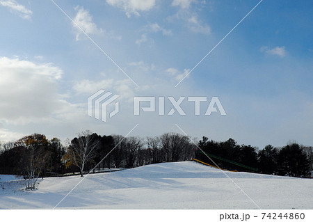 冬の公園 冬の公園 74244860