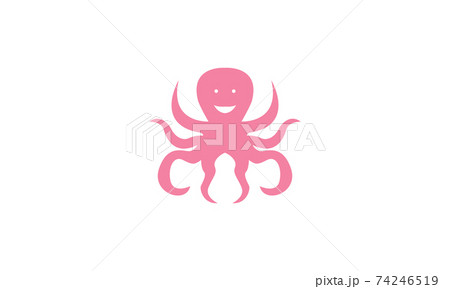 cartoon octopus happy smile logo vector icon symbol graphic design illustration cartoon octopus happy smile logo vector icon symbol graphic design illustration 74246519