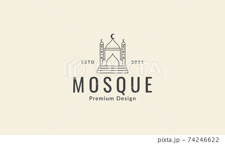ornament simple dome mosque lines logo vector icon symbol graphic design illustration ornament simple dome mosque lines logo vector icon symbol graphic design illustration 74246622