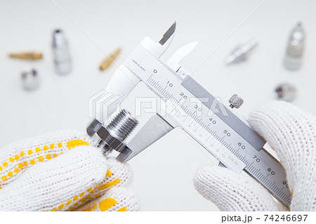 部品の測定検査イメージ 74246697