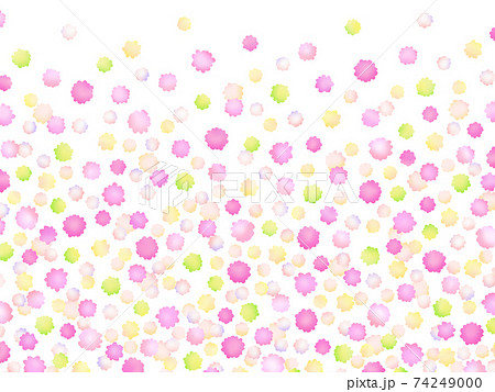 金平糖のイラスト背景のイラスト素材