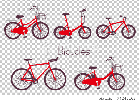 いろんな種類の自転車 いろんな種類の自転車 74249163