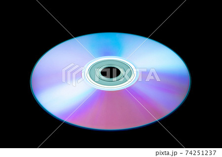 CDディスク　黒背景 74251237
