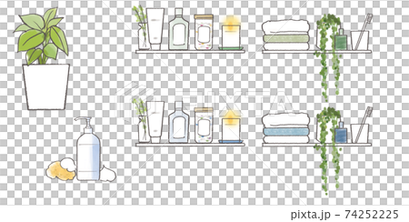 リラックスバスルーム小物 74252225