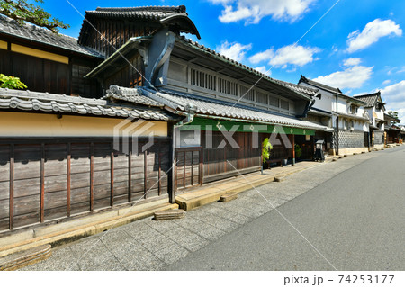 東海道　有松の街並み 74253177