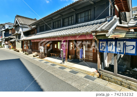 東海道 有松の街並み 東海道 有松の街並み 74253232