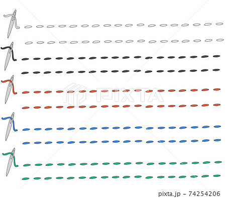 縫い針ライン 縫い針ライン 74254206
