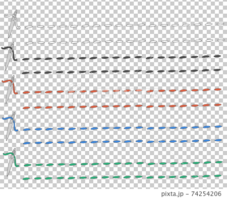 縫い針ライン 縫い針ライン 74254206