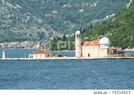 モンテネグロの聖母マリア教会 世界遺産 コトル湾 モンテネグロの聖母マリア教会 世界遺産 コトル湾 74254623