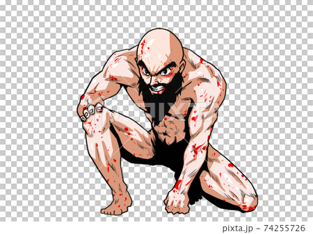 Naked with knees, nude, muscular man, succumbing, humiliation, guts, recovery, resurrection, rebirth, whole body, dogeza Naked with knees, nude, muscular man, succumbing, humiliation, guts, recovery, resurrection, rebirth, whole body, dogeza 74255726