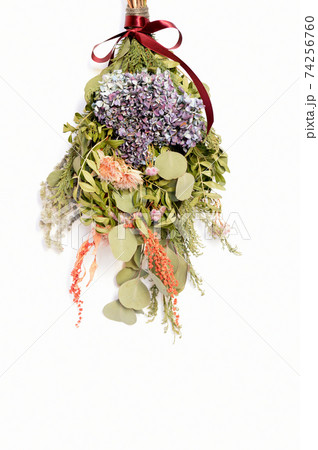 紫陽花　すすき　ドライフラワー 74256760