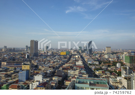 Phnom Penh Overview Daytime Phnom Penh Overview Daytime 74259762