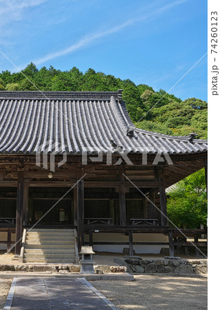 《岡山県》大瀧山福生寺の風景、6月の晴れの日 《岡山県》大瀧山福生寺の風景、6月の晴れの日 74260123