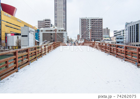 雪の小倉 常盤橋【福岡県北九州市】 雪の小倉 常盤橋【福岡県北九州市】 74262075