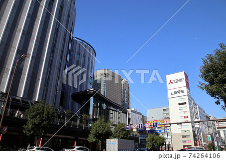 大阪 阪急梅田駅周辺の景色 大阪 阪急梅田駅周辺の景色 74264106