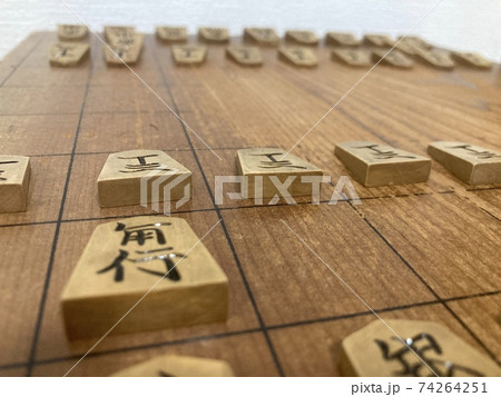 将棋の角の目線。低い位置から。 74264251