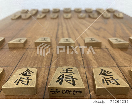 将棋の王将からの戦い始めの目線 74264255