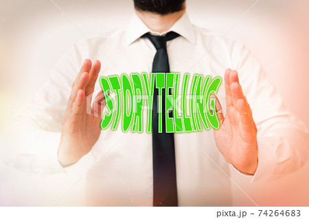 Writing note showing Storytelling. Business photo Writing note showing Storytelling. Business photo 74264683