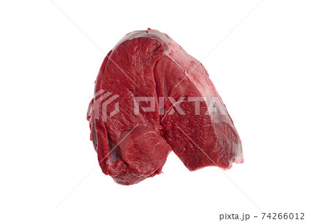 Raw fresh deer boneless ham 74266012