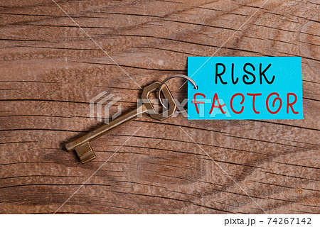 Word writing text Risk Factor. Business concept Word writing text Risk Factor. Business concept 74267142