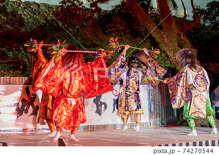 秋のイベント小倉城竹灯り 74270544