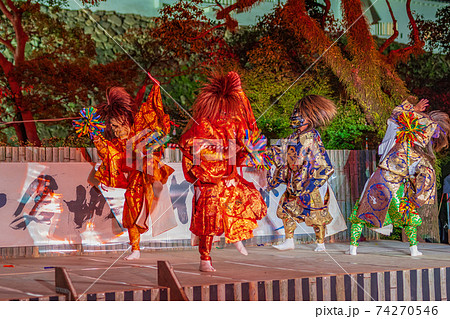 秋のイベント小倉城竹灯り 74270546