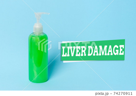 Word writing text Liver Damage. Business concept Word writing text Liver Damage. Business concept 74270911