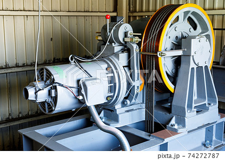 貨物エレベーター巻上げ機 貨物エレベーター巻上げ機 74272787
