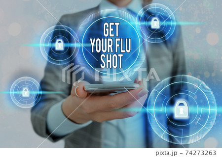 Text sign showing Get Your Flu Shot. Conceptual 74273263