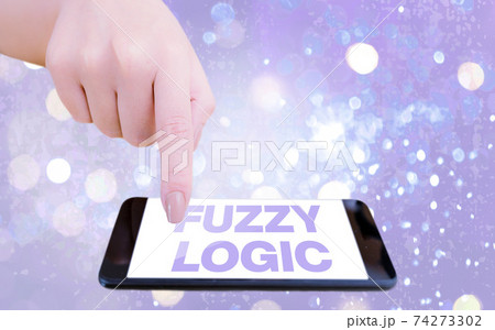 Text sign showing Fuzzy Logic. Conceptual photo Text sign showing Fuzzy Logic. Conceptual photo 74273302