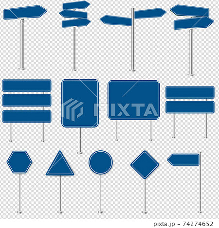 Big Set Stop Signs And Traffic Sign Collection Transparent Background 74274652