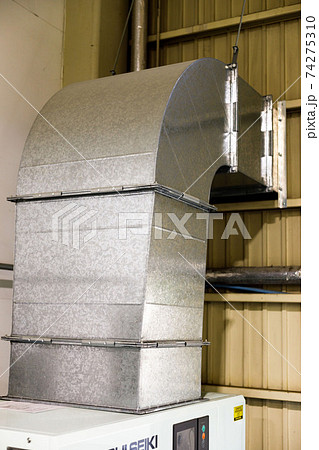 エアーコンプレッサ排気ダクト設備 エアーコンプレッサ排気ダクト設備 74275310