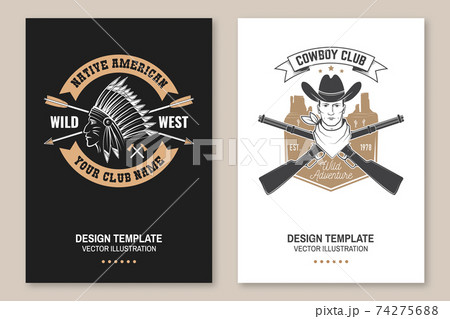 Cowboy club poster, flyer. Ranch rodeo. Vector. Concept for shirt, logo, print, stamp, tee with cowboy and shotgun. Vintage typography design with american canyon silhouette Cowboy club poster, flyer. Ranch rodeo. Vector. Concept for shirt, logo, print, stamp, tee with cowboy and shotgun. Vintage typography design with american canyon silhouette 74275688