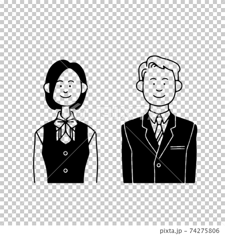 銀行員のイラスト素材