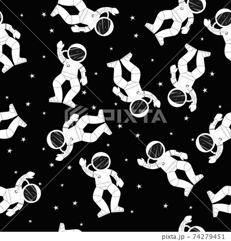 Planet pattern with constellations and stars. Planet pattern with constellations and stars. 74279451