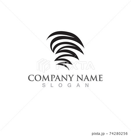 Tornado logo and symbol vector image Tornado logo and symbol vector image 74280256