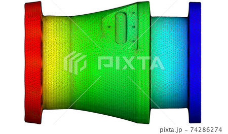 finite element analysis - 3D Illustration 74286274