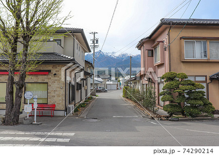 七久保駅前の町並み(長野県飯島町) 七久保駅前の町並み(長野県飯島町) 74290214