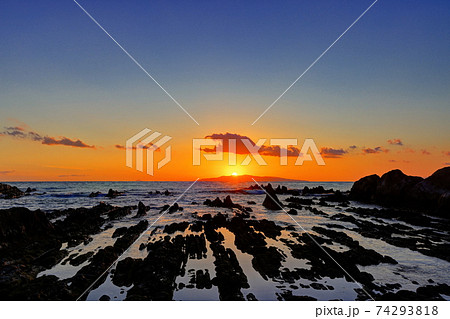 根本海岸の夕景 根本海岸の夕景 74293818