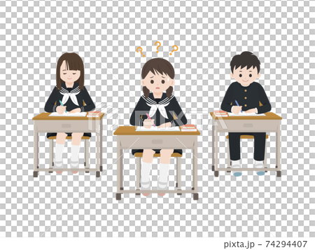 授業風景 授業についていけない わからない 学生 生徒 イラスト素材 授業風景 授業についていけない わからない 学生 生徒 イラスト素材 74294407