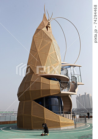 エビ 造形物 牛という潟 74294468