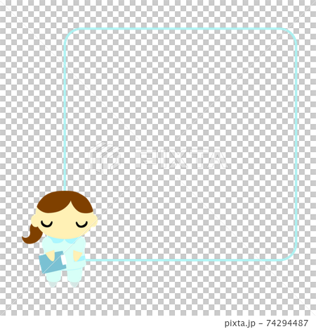 ナースアイコン フレーム付2 ナースアイコン フレーム付2 74294487