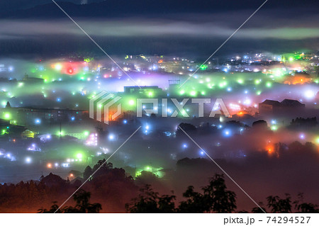 《埼玉県》秩父雲海・夜景 74294527