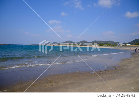 江口浜の美しい海岸 江口浜の美しい海岸 74294843