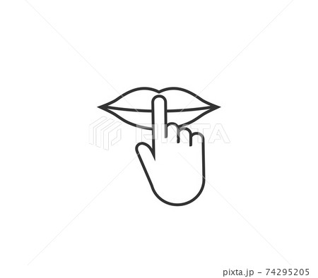 Mute, quiet, silence, silent icon. Vector illustration, flat design. 74295205